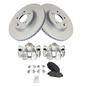 TRQ® - Front Disc Brake Kit with Ceramic Pads and Calipers
