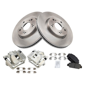 TRQ® - Front Disc Brake Kit with Ceramic Pads and Calipers