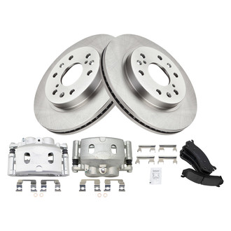 TRQ® - Front Disc Brake Kit with Ceramic Pads and Calipers