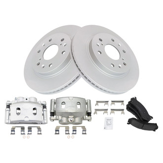 TRQ® - Front Disc Brake Kit with Ceramic Pads and Calipers