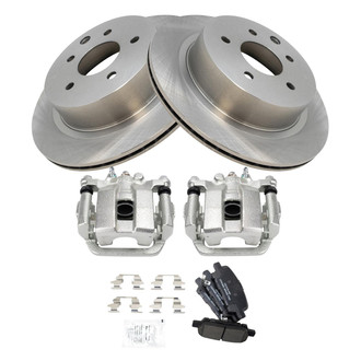 TRQ® - Rear Disc Brake Kit with Ceramic Pads and Calipers