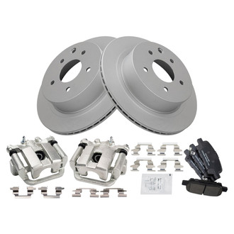 TRQ® - Rear Disc Brake Kit with Ceramic Pads and Calipers