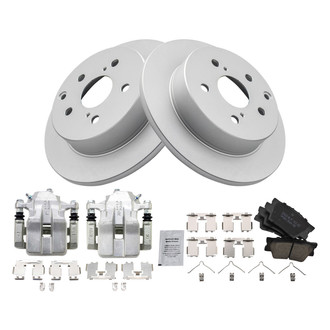 TRQ® - Rear Disc Brake Kit with Ceramic Pads and Calipers