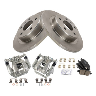 TRQ® - Rear Disc Brake Kit with Ceramic Pads and Calipers