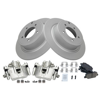 TRQ® - Rear Disc Brake Kit with Ceramic Pads and Calipers