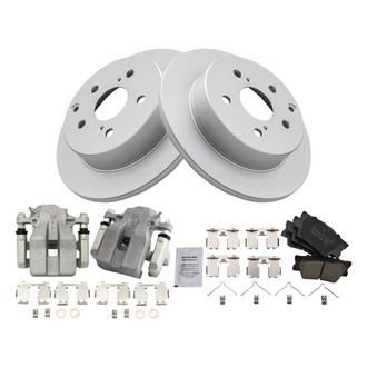 TRQ® - Rear Disc Brake Kit with Ceramic Pads and Calipers