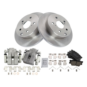 TRQ® - Rear Disc Brake Kit with Ceramic Pads and Calipers