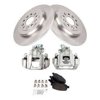 TRQ® - Rear Disc Brake Kit with Ceramic Pads and Calipers