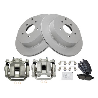 TRQ® - Rear Disc Brake Kit with Ceramic Pads and Calipers