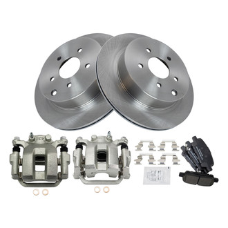 TRQ® - Rear Disc Brake Kit with Ceramic Pads and Calipers