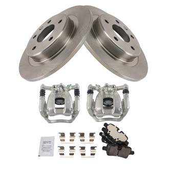 TRQ® - Rear Disc Brake Kit with Ceramic Pads and Calipers