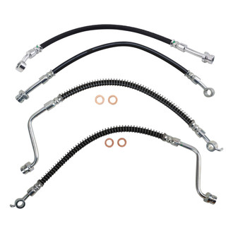 TRQ® - Front and Rear Brake Hydraulic Hose Kit