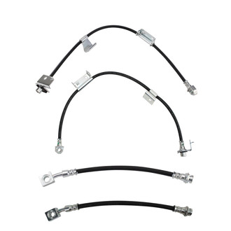 TRQ® - Front and Rear Brake Hydraulic Hose Kit