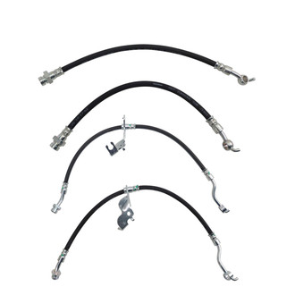 TRQ® - Front and Rear Brake Hydraulic Hose Kit