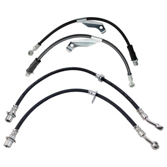 TRQ® - Front and Rear Brake Hydraulic Hose Kit