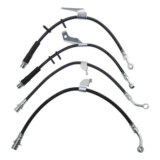 TRQ® - Front and Rear Brake Hydraulic Hose Kit