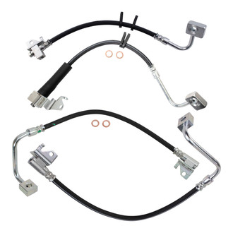 TRQ® - Front and Rear Brake Hydraulic Hose Kit