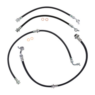 TRQ® - Front and Rear Brake Hydraulic Hose Kit