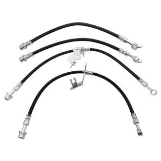 TRQ® - Front and Rear Brake Hydraulic Hose Kit