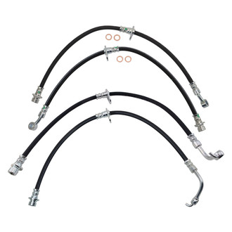 TRQ® - Front and Rear Brake Hydraulic Hose Kit