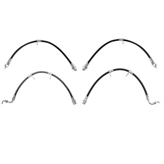 TRQ® - Front and Rear Brake Hydraulic Hose Kit