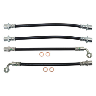 TRQ® - Front and Rear Brake Hydraulic Hose Kit