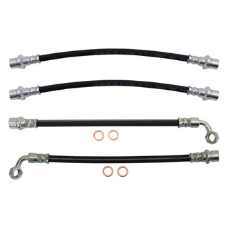 TRQ® - Front and Rear Brake Hydraulic Hose Kit