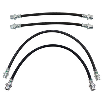 TRQ® - Front and Rear Brake Hydraulic Hose Kit