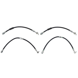 TRQ® - Front and Rear Brake Hydraulic Hose Kit
