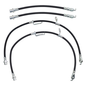 TRQ® - Front and Rear Brake Hydraulic Hose Kit