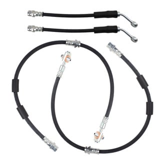 TRQ® - Front and Rear Brake Hydraulic Hose Kit