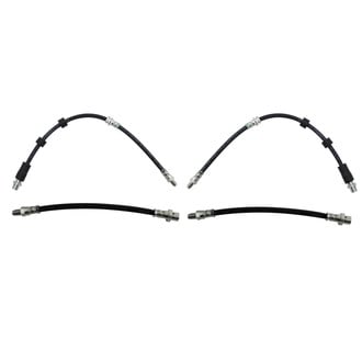 TRQ® - Front and Rear Brake Hydraulic Hose Kit