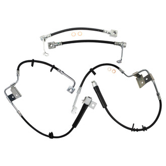 TRQ® - Front and Rear Brake Hydraulic Hose Kit