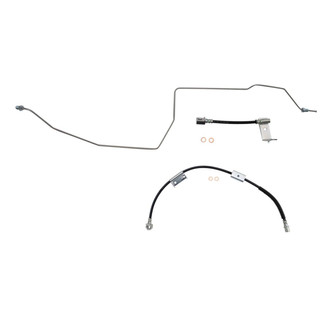 TRQ® - Front Brake Hydraulic Hose Kit