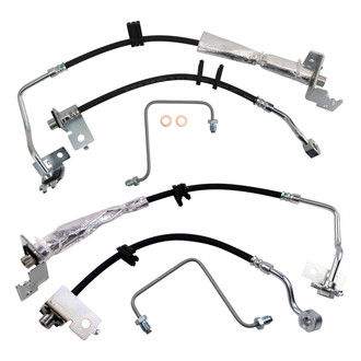 TRQ® - Front Brake Hydraulic Hose Kit