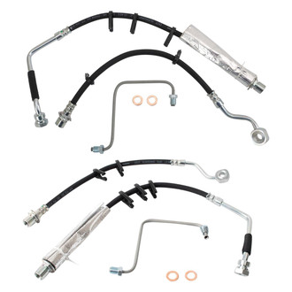 TRQ® - Front Brake Hydraulic Hose Kit