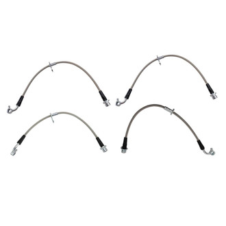 TRQ® - Front and Rear Brake Hydraulic Hose Kit