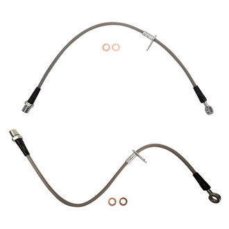 TRQ® BLA63352 - Front Brake Hydraulic Hose Kit