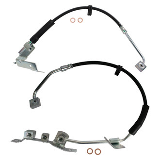 TRQ® - Front Brake Hydraulic Hose Kit