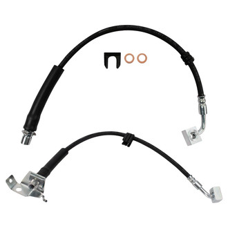 TRQ® - Front Brake Hydraulic Hose Kit