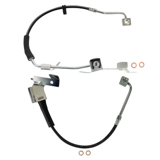 TRQ® - Front Brake Hydraulic Hose Kit