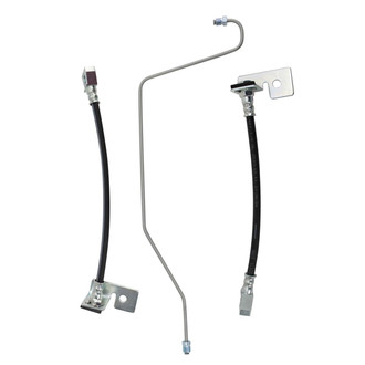 TRQ® - Rear Brake Hydraulic Hose Kit
