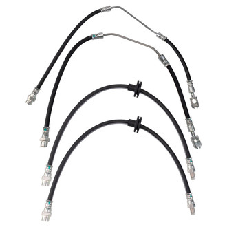 TRQ® - Front and Rear Brake Hydraulic Hose Kit