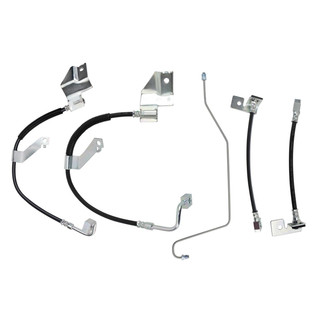 TRQ® - Front and Rear Brake Hydraulic Hose Kit
