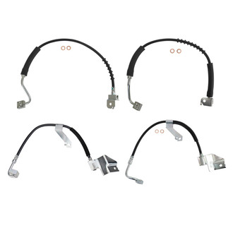 TRQ® - Front and Rear Brake Hydraulic Hose Kit