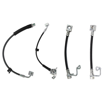 TRQ® - Front and Rear Brake Hydraulic Hose Kit