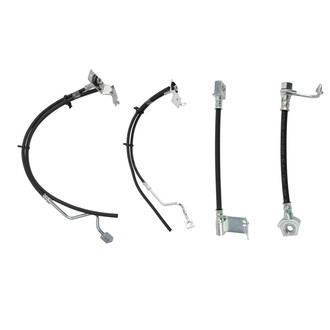 TRQ® - Front and Rear Brake Hydraulic Hose Kit