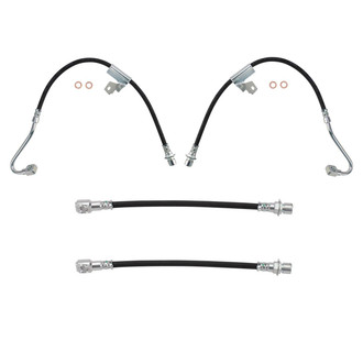 TRQ® - Front and Rear Brake Hydraulic Hose Kit