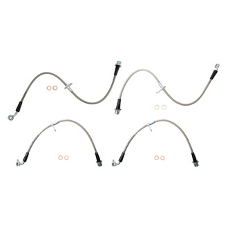 TRQ® - Front and Rear Brake Hydraulic Hose Kit