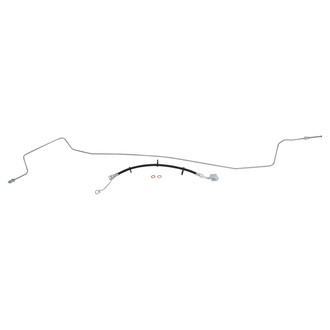 TRQ® - Rear Passenger Side Brake Hydraulic Hose